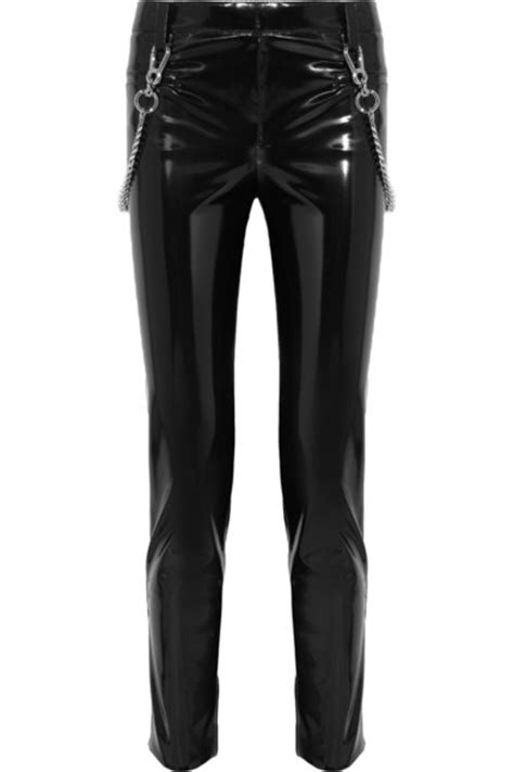 patent leather pants versace|versace pink label.